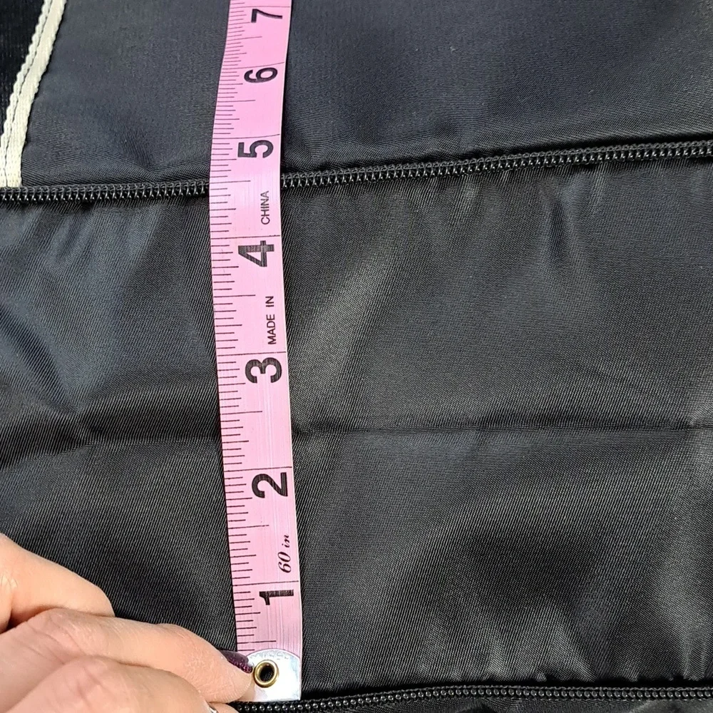 Black Duffel Bag with Extendable Drop Bottom